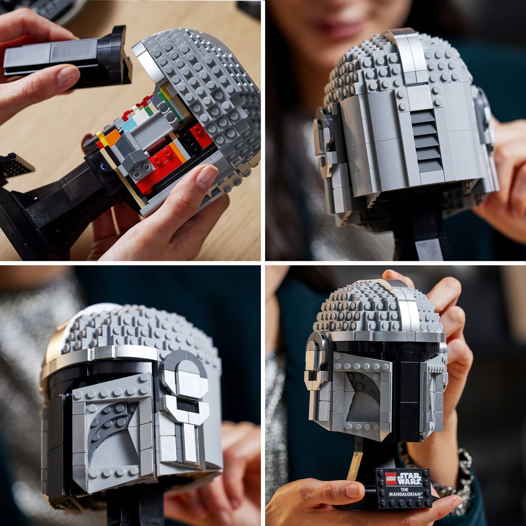 LEGO® Star Wars™ The Mandalorian™ Helmet 75328 Building Kit (584 Pieces)